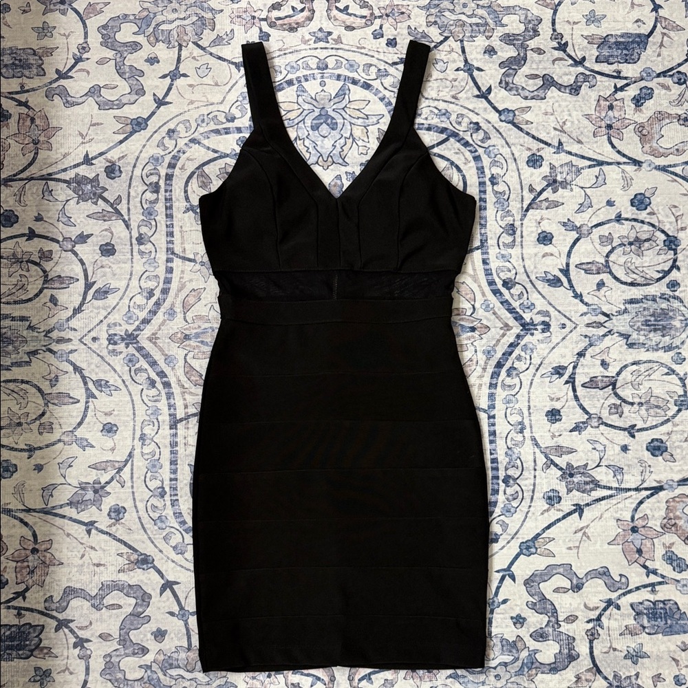 Emerald Sundae Black Mini Dress